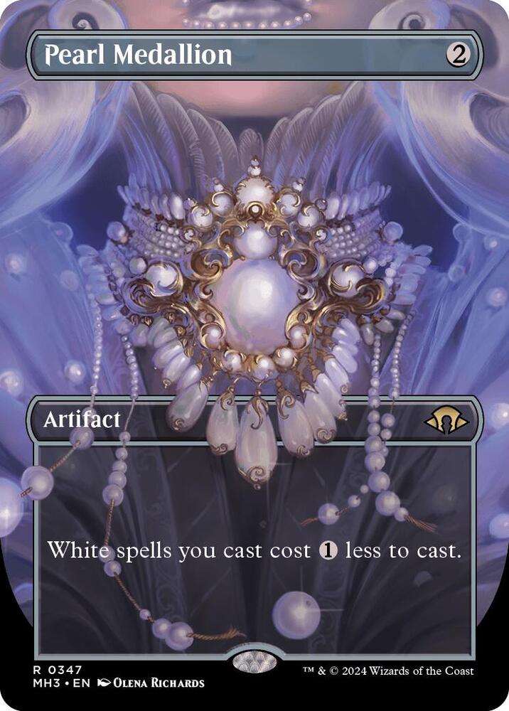 Pearl Medallion (Borderless) #347 Modern Horizons 3 NM