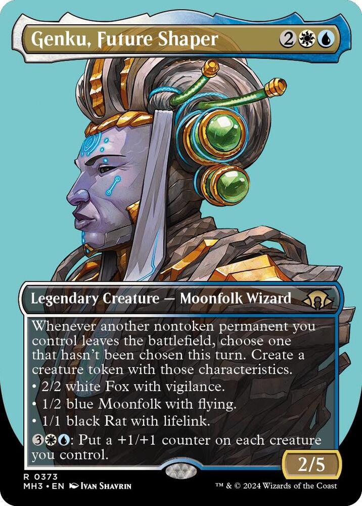 Genku, Future Shaper (Borderless) #373 Foil Modern Horizons 3 NM