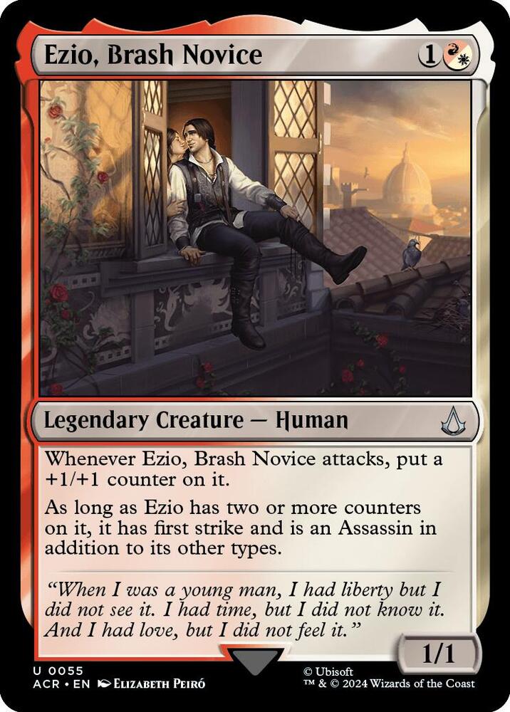 Ezio, Brash Novice #55 Foil Universes Beyond: Assassin's Creed NM