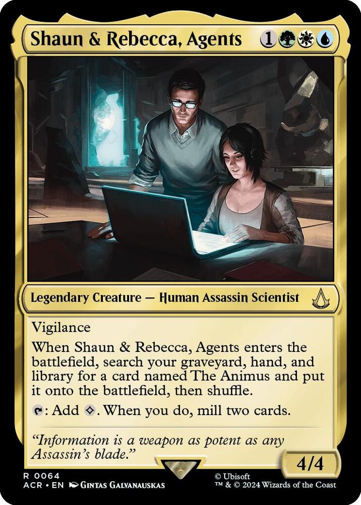 Shaun & Rebecca, Agents #64 Universes Beyond: Assassin's Creed NM