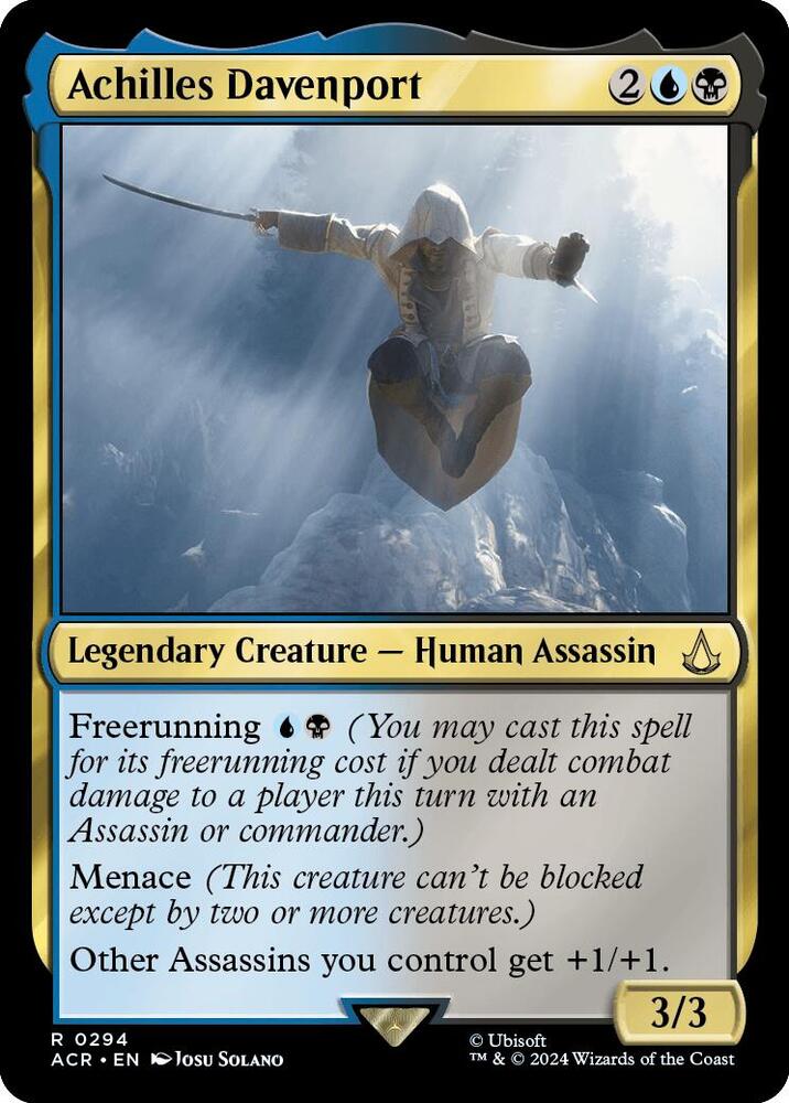 Achilles Davenport #294 Universes Beyond: Assassin's Creed NM