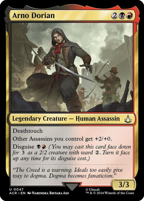 Arno Dorian #47 Foil Universes Beyond: Assassin's Creed NM