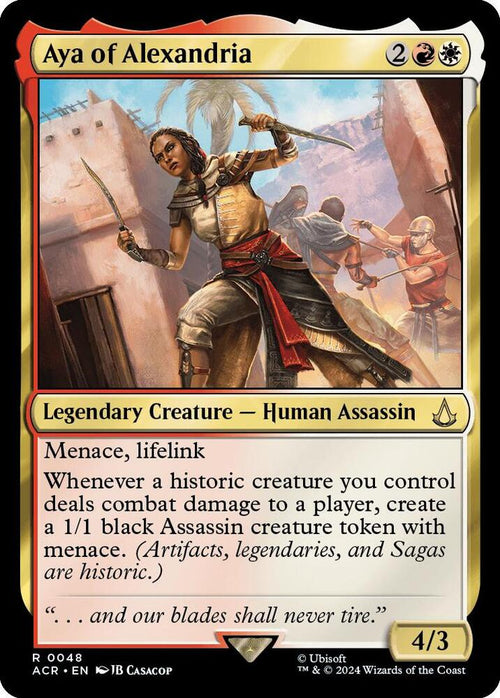 Aya of Alexandria #48 Universes Beyond: Assassin's Creed NM