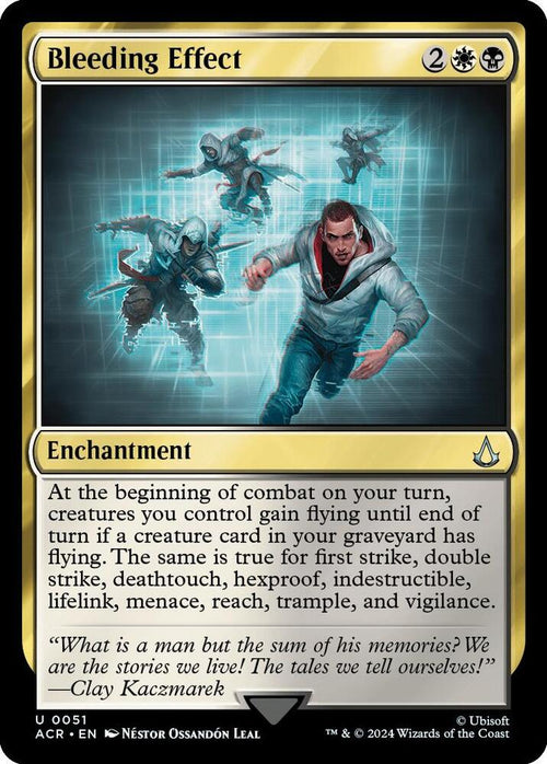 Bleeding Effect #51 Foil Universes Beyond: Assassin's Creed NM