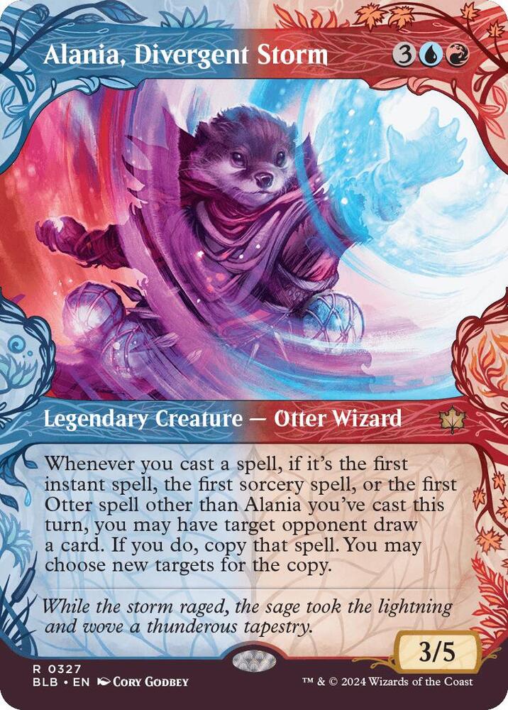 Alania Divergent Storm Showcase #327 Bloomburrow NM