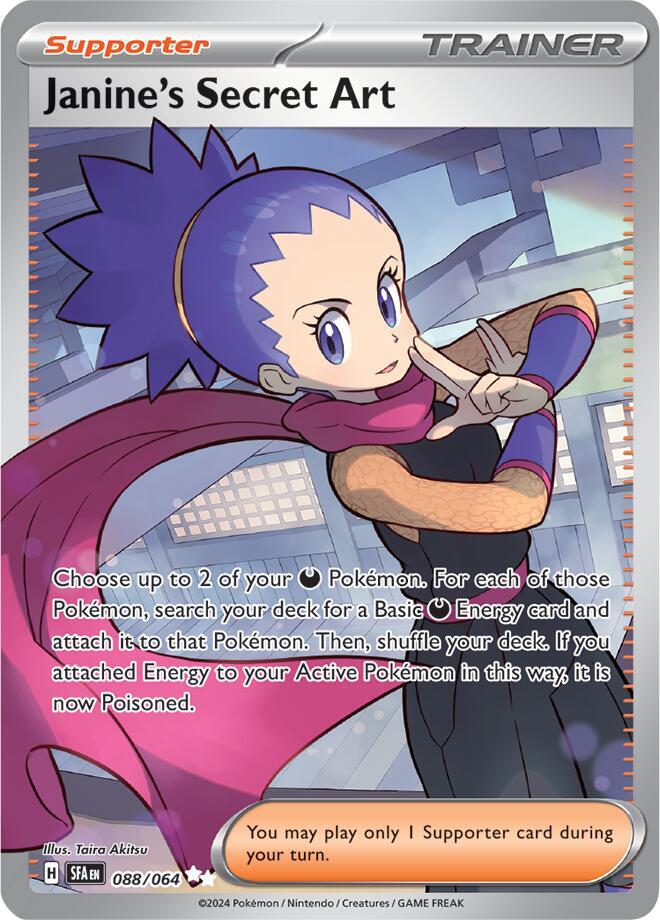 Janine's Secret Art 088/064 Holo SV: Shrouded Fable NM