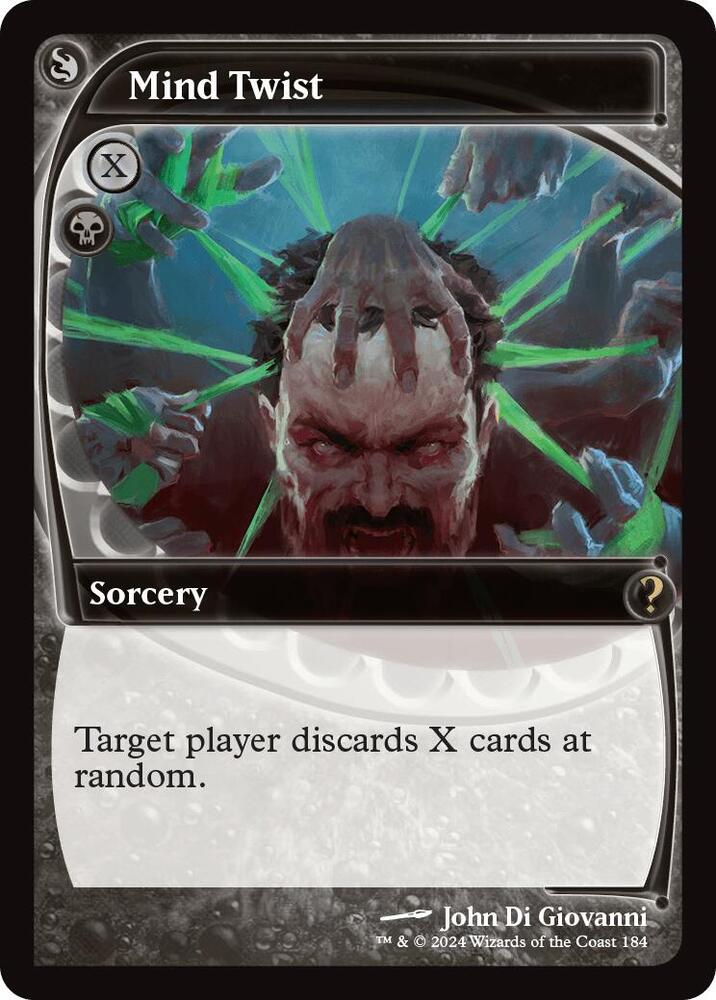 Mind Twist (Future Sight) #184 Mystery Booster 2 NM