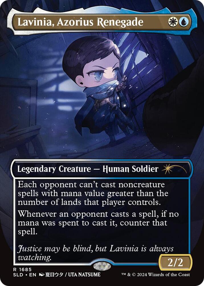 Lavinia, Azorius Renegade (Rainbow Foil) #1685 Foil Secret Lair Drop Series NM