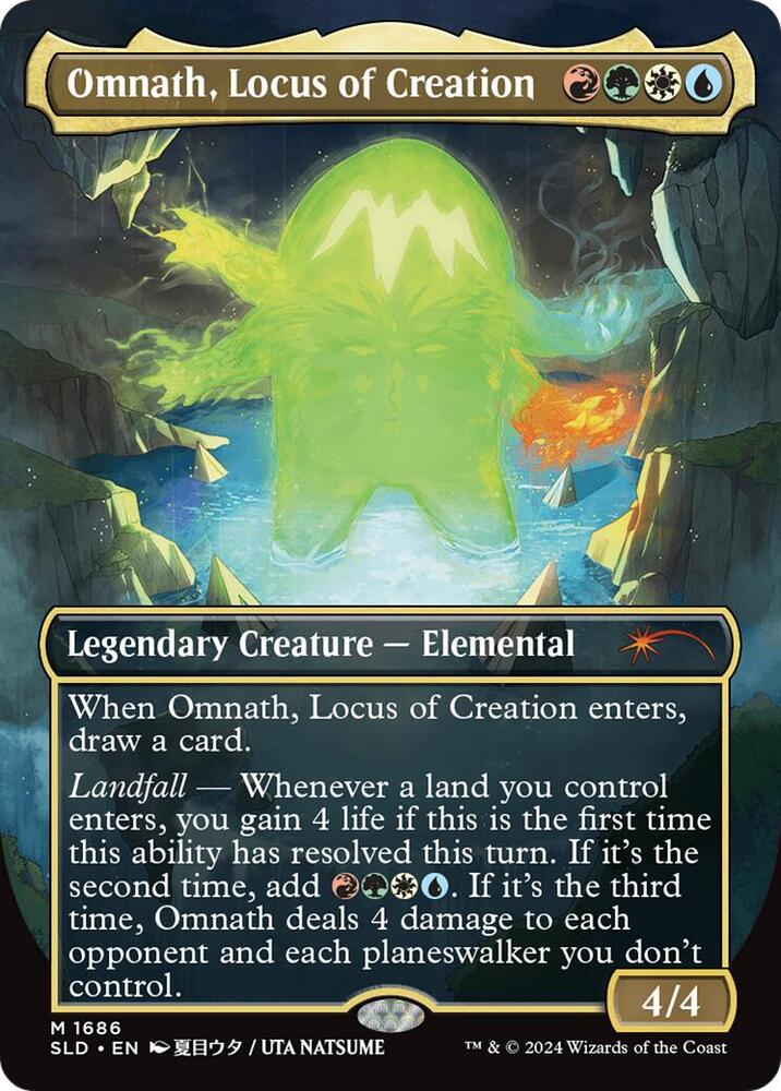 Omnath, Locus of Creation (Rainbow Foil) #1686 Foil Secret Lair Drop Series NM