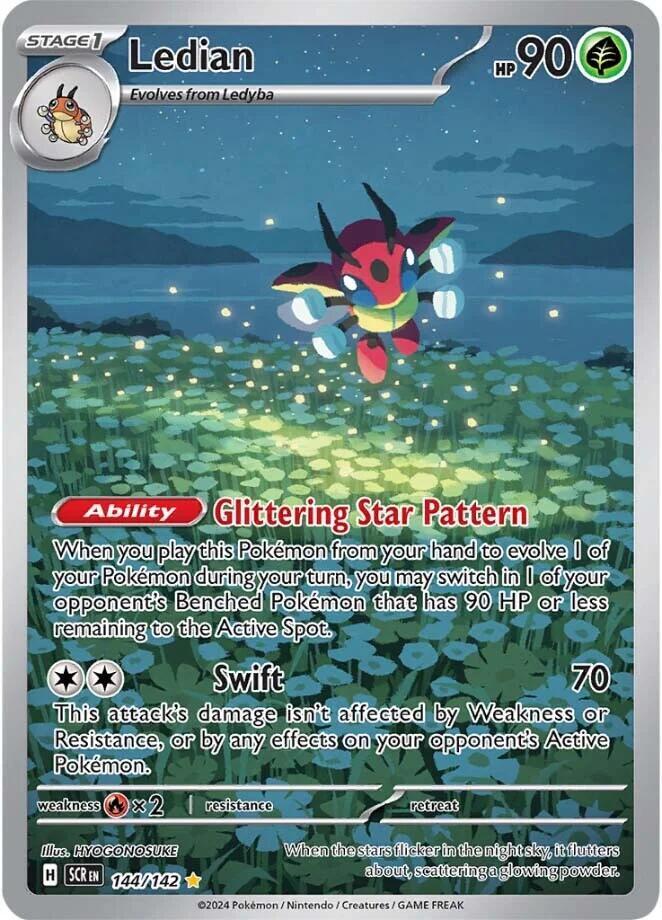 Ledian - 144/142 Holo SV07: Stellar Crown NM