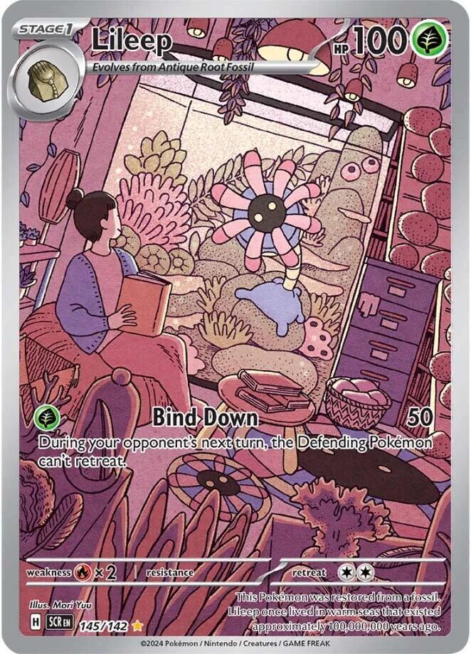Lileep 145/142 Holo SV07: Stellar Crown NM
