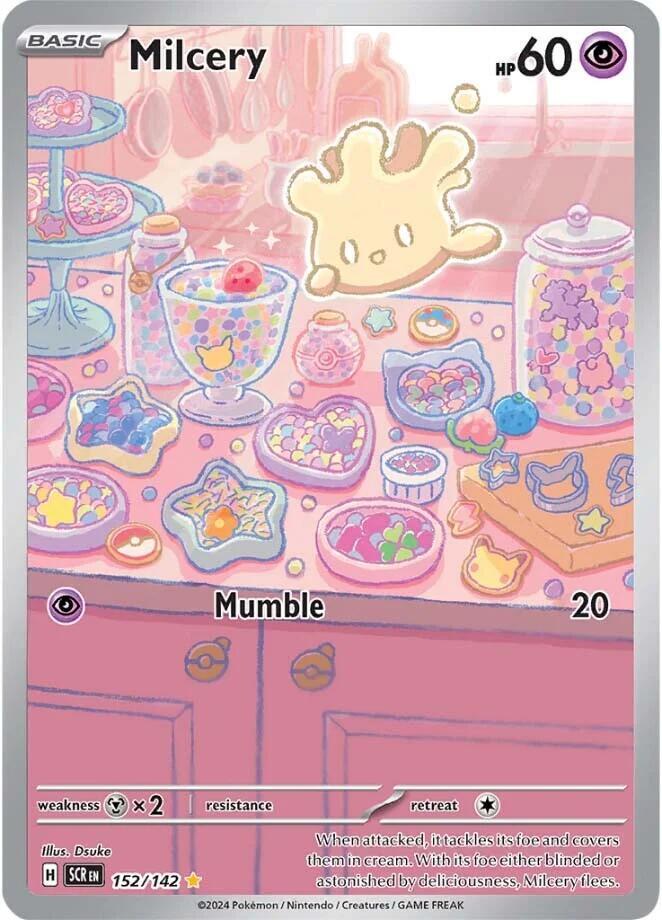 Milcery 152/142 Holo SV07: Stellar Crown NM