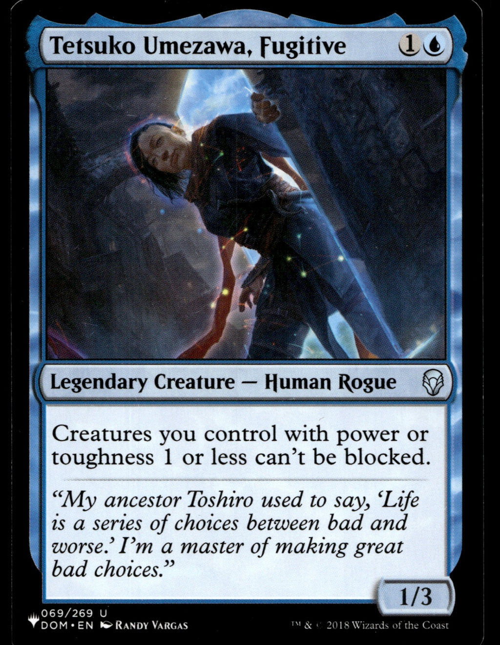 Tetsuko Umezawa, Fugitive #69 Dominaria NM