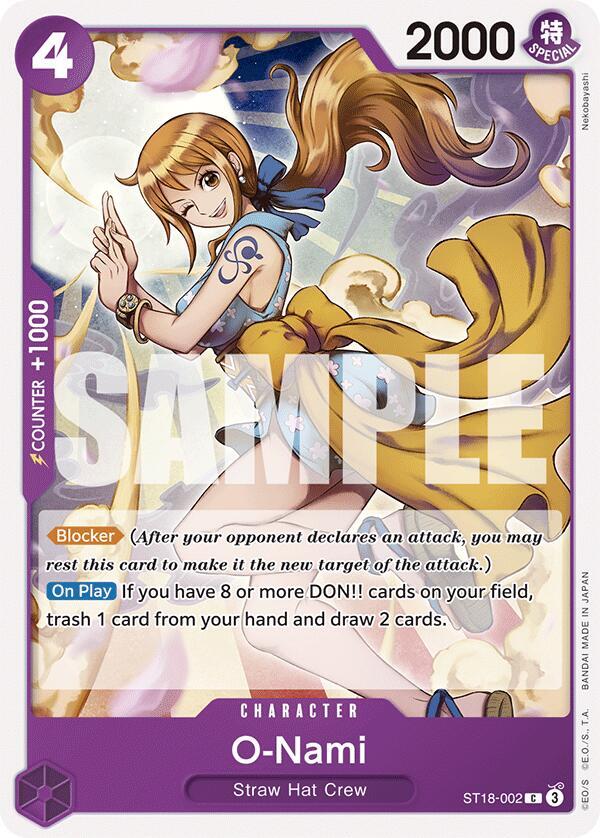 O-Nami ST18-002 Starter Deck 18: PURPLE Monkey.D.Luffy NM