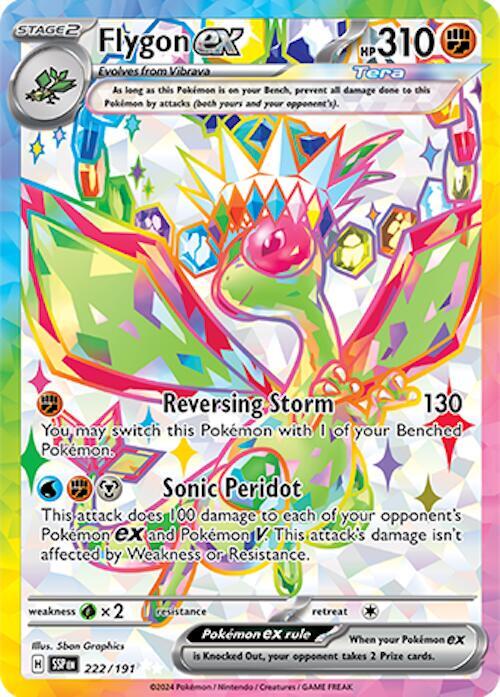 Flygon ex 222/191 Holo SV08: Surging Sparks NM