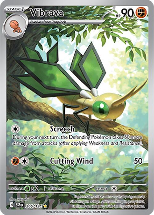 Vibrava 206/191 Holo SV08: Surging Sparks NM