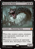 Massacre Wurm () #714 Foil Foundations NM