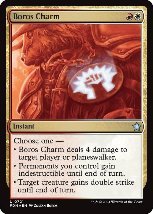 Boros Charm #721 Foil Foundations NM