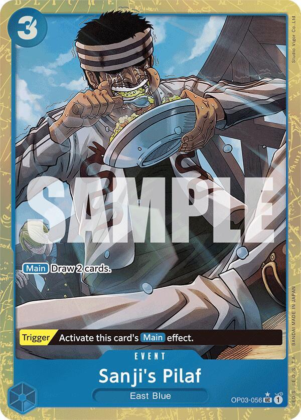 Sanji's Pilaf (Alternate Art) OP03-056 Premium Booster -The Best- NM