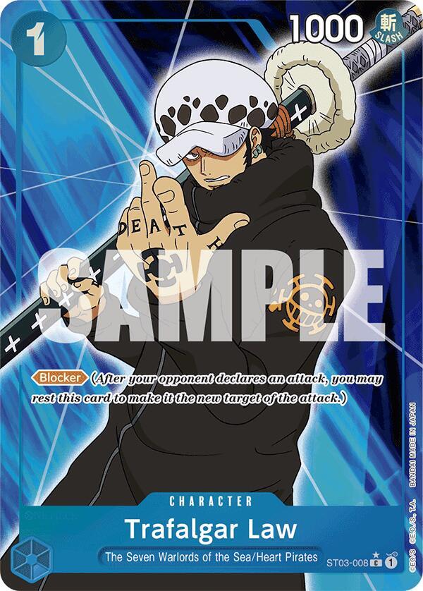 Trafalgar Law (Full Art) ST03-008 Premium Booster -The Best- NM
