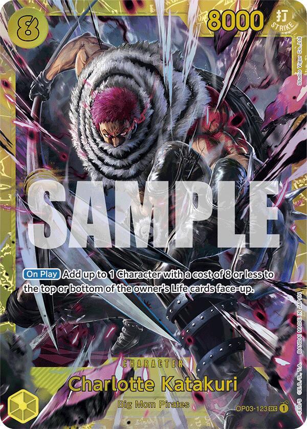 Charlotte Katakuri (Reprint) OP03-123 Premium Booster -The Best- NM