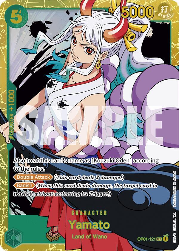 Yamato (Reprint) OP01-121 Premium Booster -The Best- NM