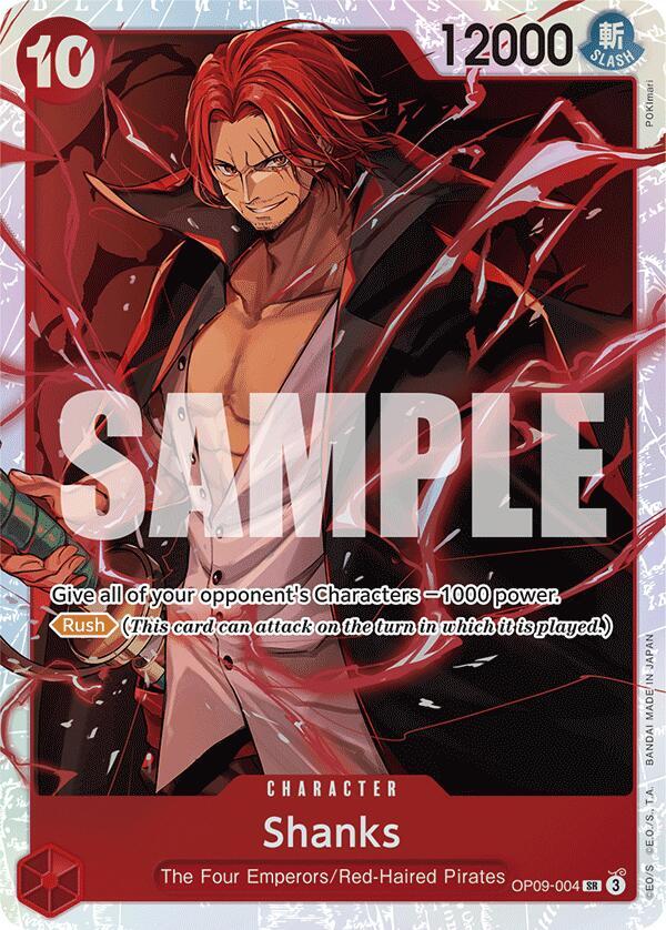 Shanks OP09-004 Emperors in the New World NM