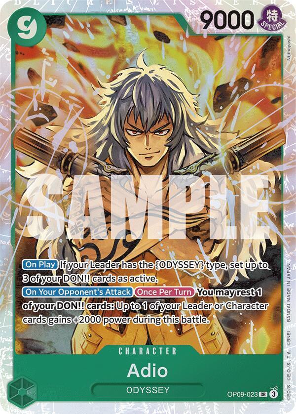 Adio OP09-023 Emperors in the New World NM