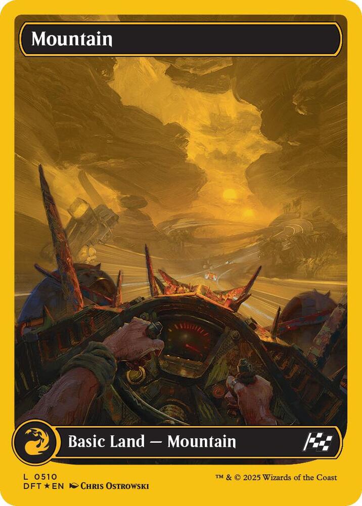Mountain First Place Foil #510 Foil Aetherdrift NM