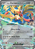 Hop's Zacian ex 111/159 Holo SV09: Journey Together NM