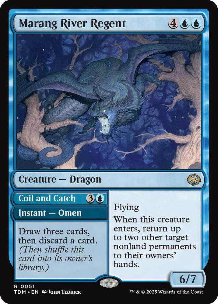 Marang River Regent #51 Tarkir: Dragonstorm NM