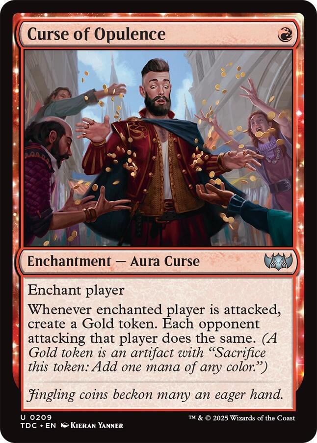 Curse of Opulence #209 Commander: Tarkir: Dragonstorm NM