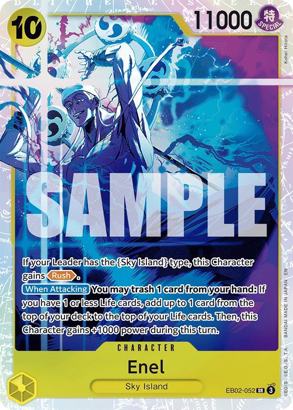 Enel EB02-052 Extra Booster: Anime 25th Collection NM