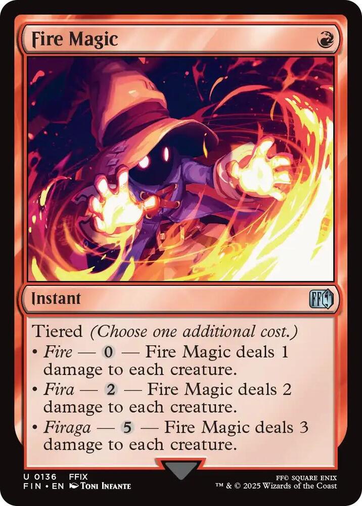 Fire Magic #136 FINAL FANTASY NM