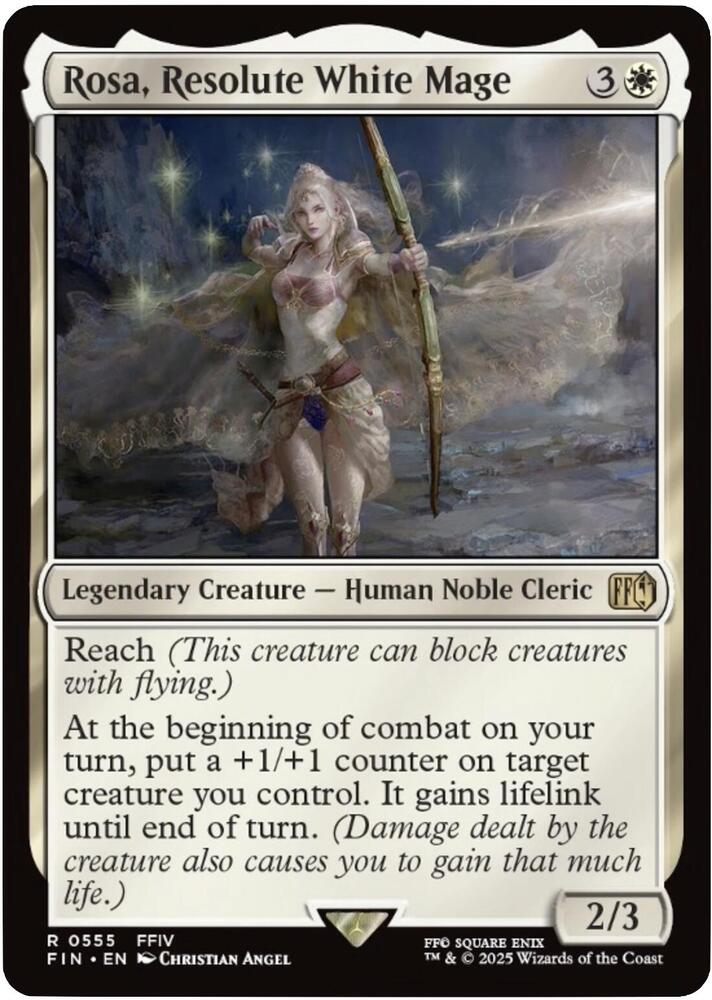 Rosa, Resolute White Mage #555 FINAL FANTASY NM
