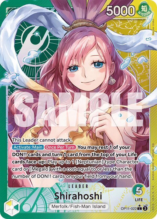 Shirahoshi (Alternate Art) OP11-022 A Fist of Divine Speed NM