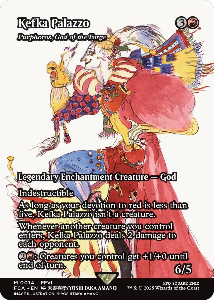 Kefka Palazzo Purphoros God of the Forge Showcase #14 FINAL FANTASY: Through the