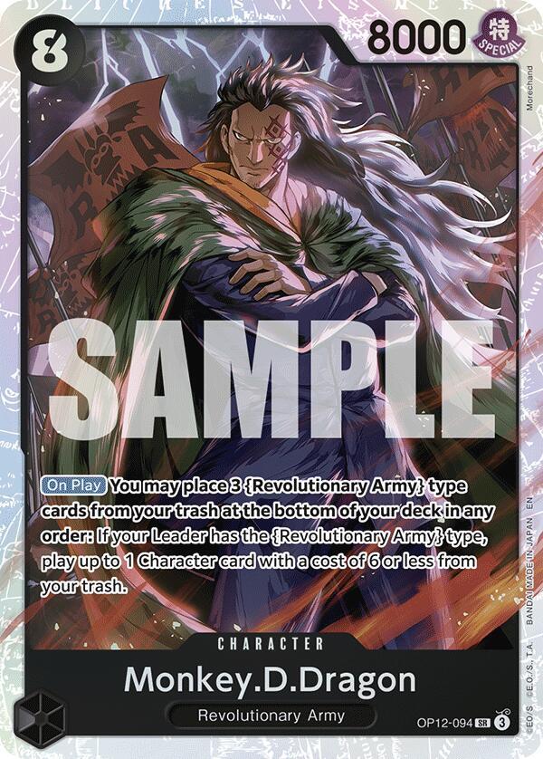 Monkey.D.Dragon OP12-094 Legacy of the Master NM