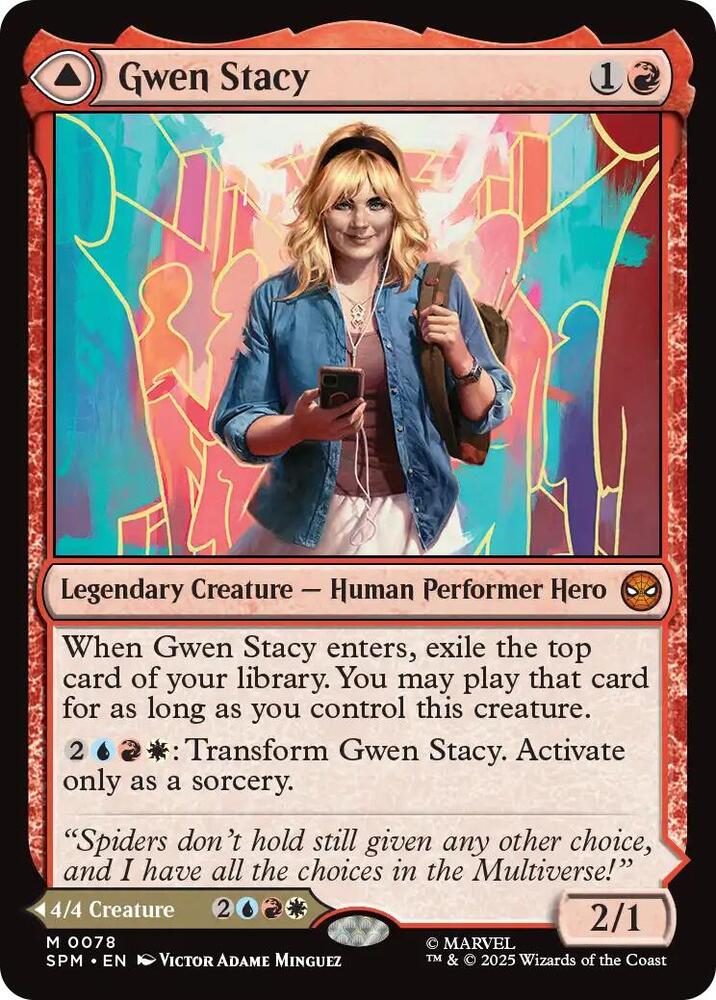 Gwen Stacy #78 Marvel's Spider-Man NM