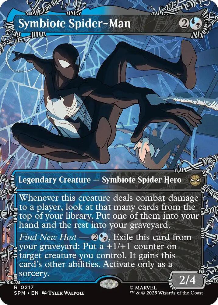 Symbiote Spider-Man (Borderless) #217 Marvel's Spider-Man NM