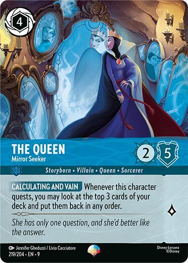 The Queen - Mirror Seeker (Epic) 219/204 Fabled Holo Epic