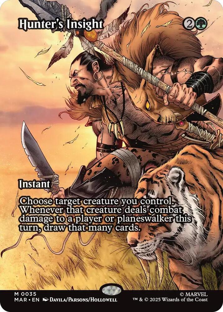 Hunter's Insight (Borderless) #35 Marvel Universe Eternal-Legal NM