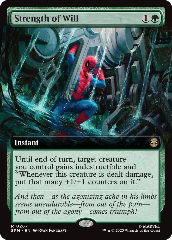 Strength of Will (Extended Art) #267 Marvel's Spider-Man NM