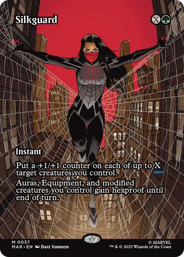Silkguard (Borderless) #37 Marvel Universe Eternal-Legal NM