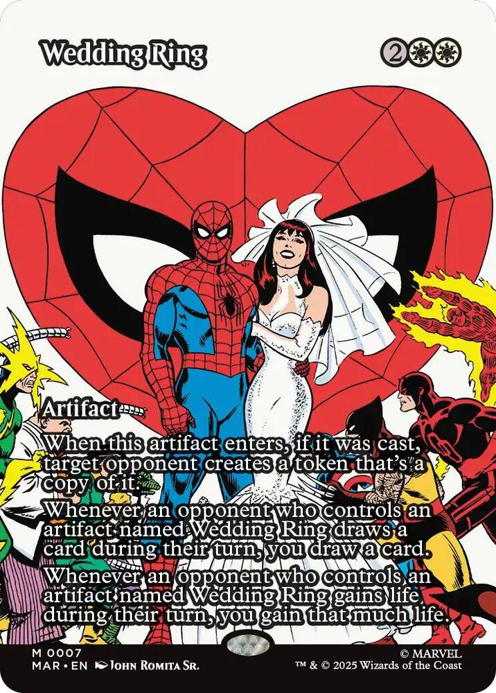 Wedding Ring (Borderless) #7 Marvel Universe Eternal-Legal NM