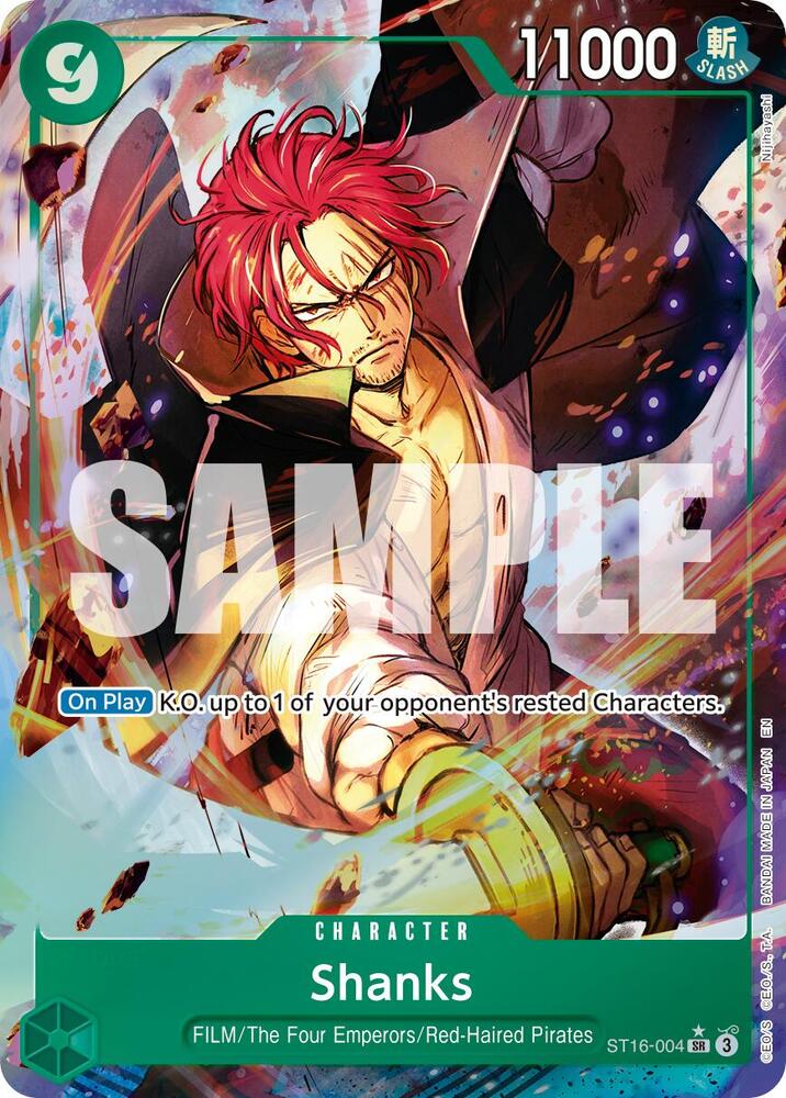 Shanks - (Alternate Art) ST16-004 Premium Booster -The Best- Vol. 2 NM
