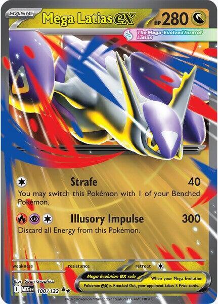 Mega Latias ex - 100/132 Holo ME01: Mega Evolution NM