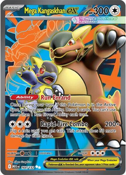 Mega Kangaskhan ex - 164/132 Holo ME01: Mega Evolution NM
