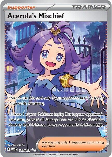 Acerola's Mischief - 165/132 Holo ME01: Mega Evolution NM