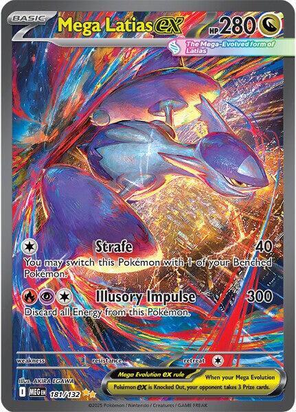 Mega Latias ex 181/132 Holo ME01: Mega Evolution NM